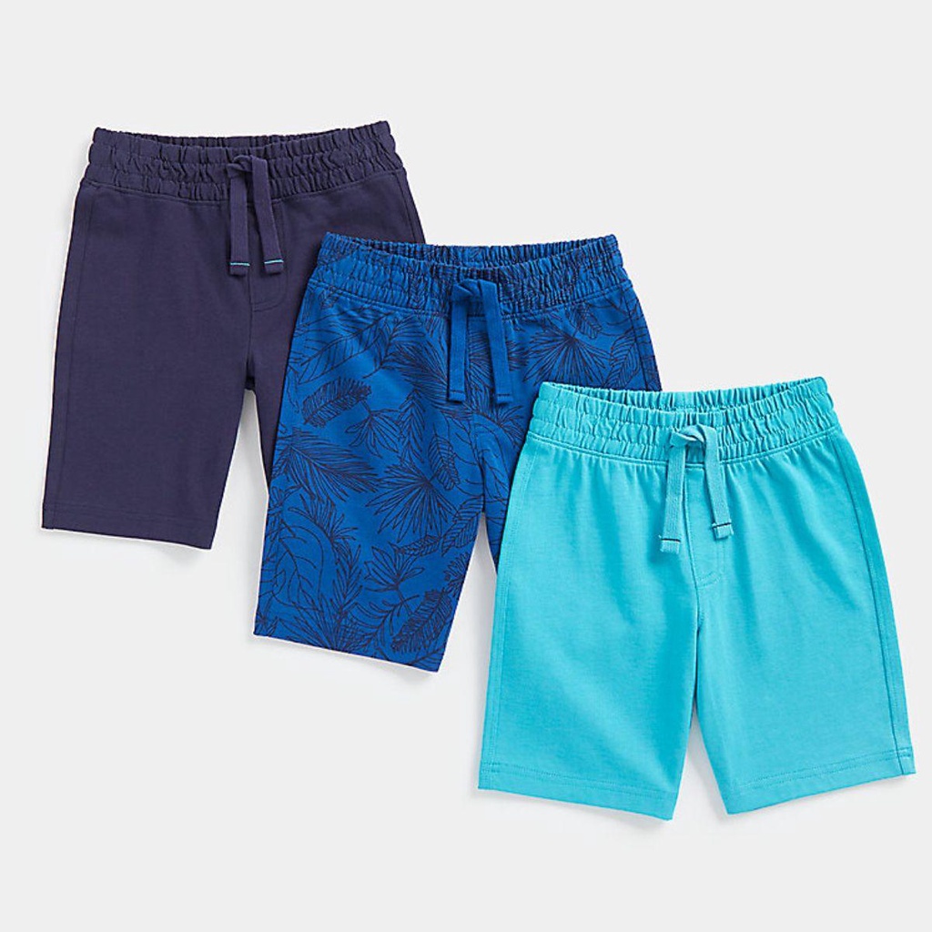 Mothercare Hawaii Waves All Over Print Short - 3 Pack